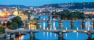 Prag panorama görünüm