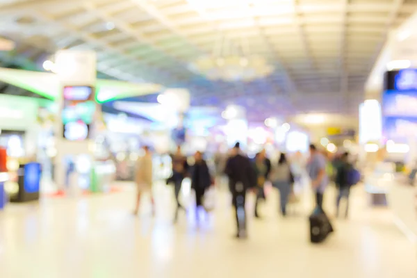 Airport boarding area Blurred background Stock Image