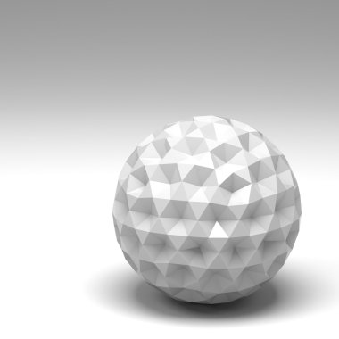 3D render temel geometrik şekiller
