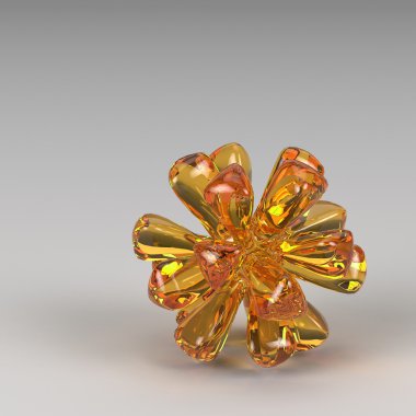 3D render soyut şekiller