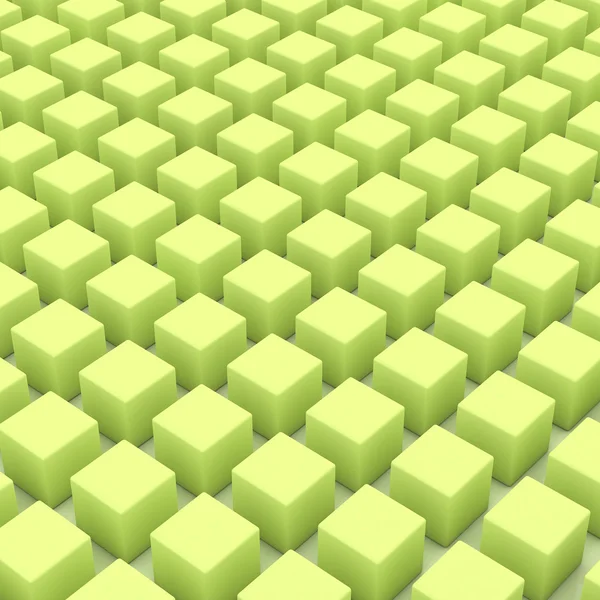 3D rendering abstrakt kubik — Stockfoto