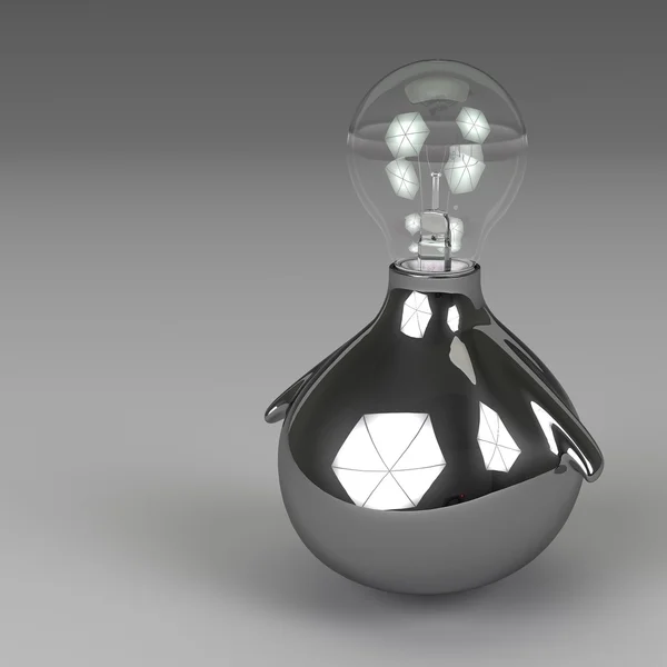 3d rendering of lightbulb — Stock Photo, Image