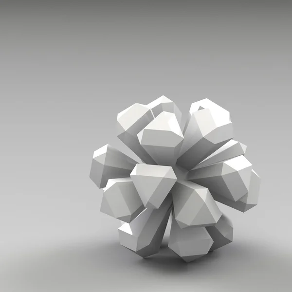 3D рендеринг абстрактных форм — стоковое фото