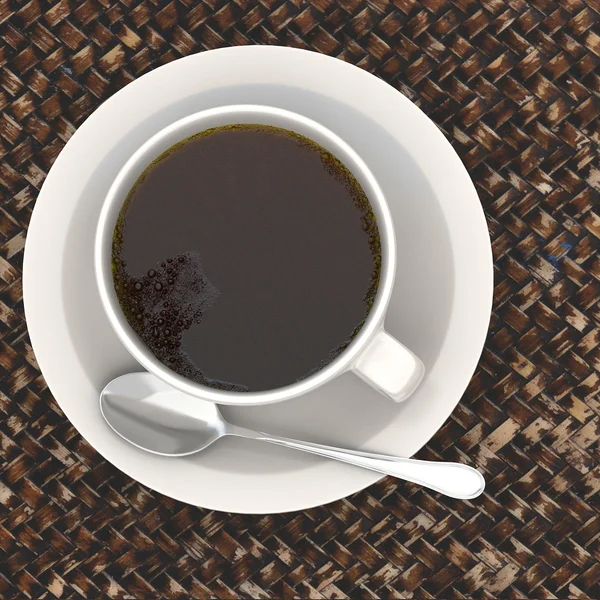 3d rendering Cup of coffee — Stock Photo, Image