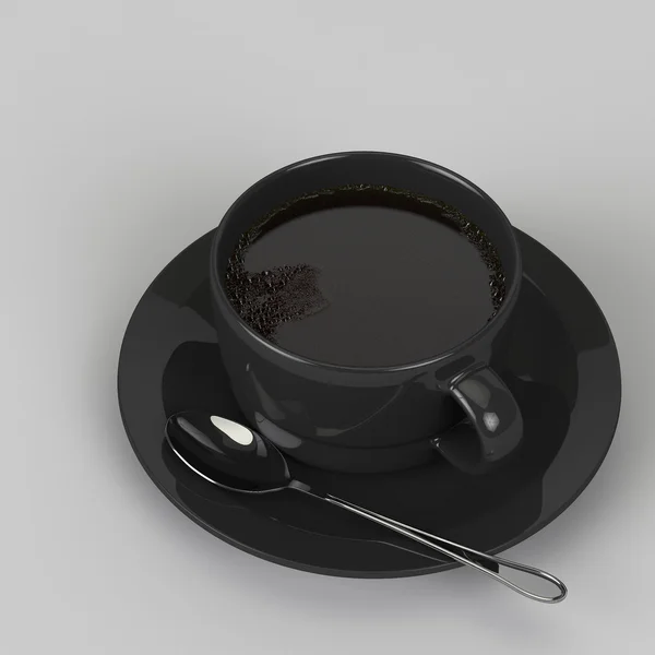 3d rendering Cup of coffee — Stock Photo, Image