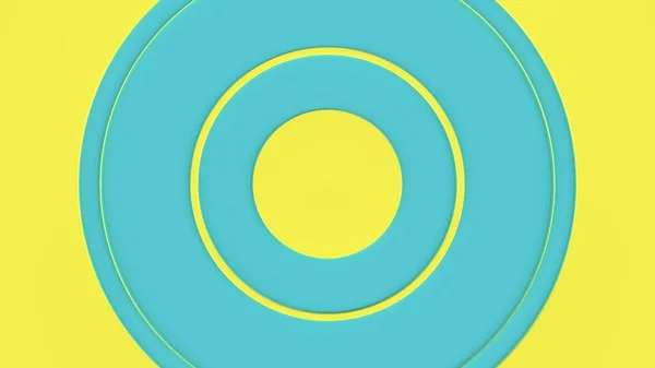 Render Abstrato Amarelo Azul Fundo — Fotografia de Stock