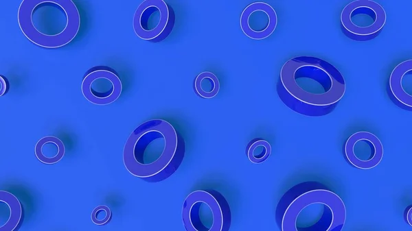 Візуалізація Фону Синіх Падаючих Труб — стокове фото