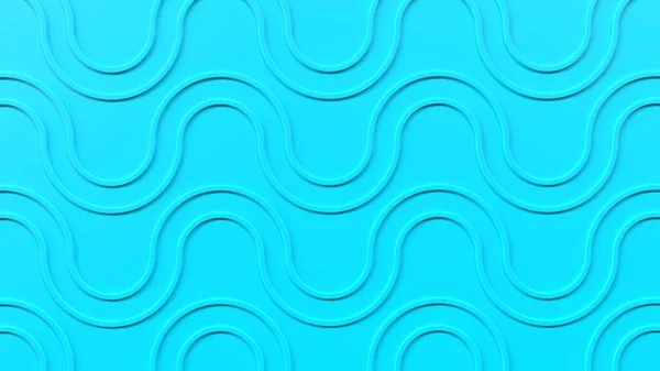 Maken Abstracte Patroon Blauw Gebogen Lijnen Stockafbeelding