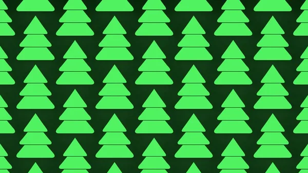 3D yeşil Noel ağacı simgeleri oluştur