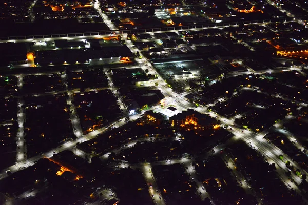 Вночі Окленді — стокове фото