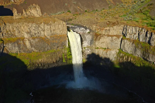 palouse falls in eastern washington in late afternoon