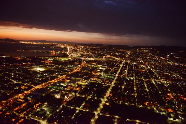 Oakland di notte — Foto Stock
