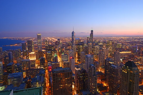 Chicago byggnad Stockfoto