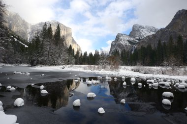 Yosemite kış kar