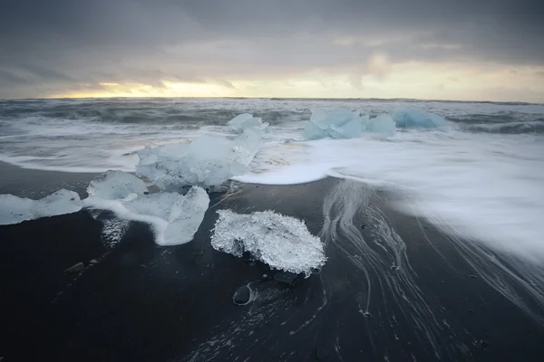 Spiaggia iceberg — Foto Stock