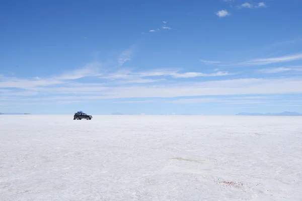 Sale piatto di Uyuni — Foto Stock