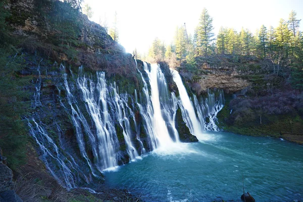Burney falls v Kalifornii — Stock fotografie