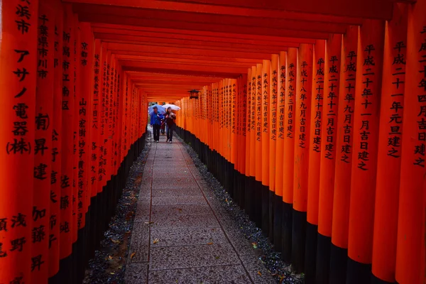 日本的寺院路径 — 图库照片