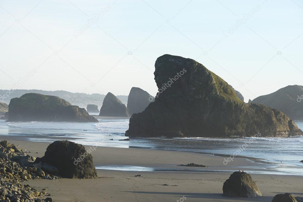 sea rock at oregon