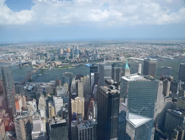 Nueva York desde una torre mundial — Foto de Stock