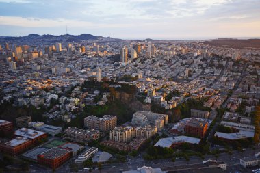 Gök olayları görüntülemek gün batımı san francisco