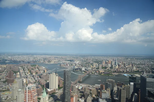 Nueva York desde una torre mundial — Foto de Stock