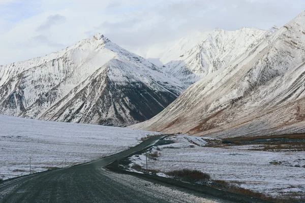 Dalton carretera nieve — Foto de Stock