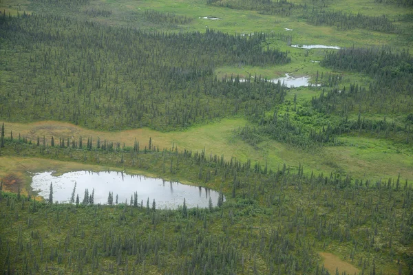 Luchtfoto van Alaska — Stockfoto