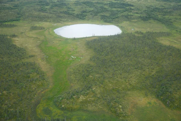 Alasca vista aérea — Fotografia de Stock