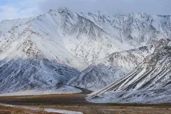 Alaska berg met sneeuw — Stockfoto