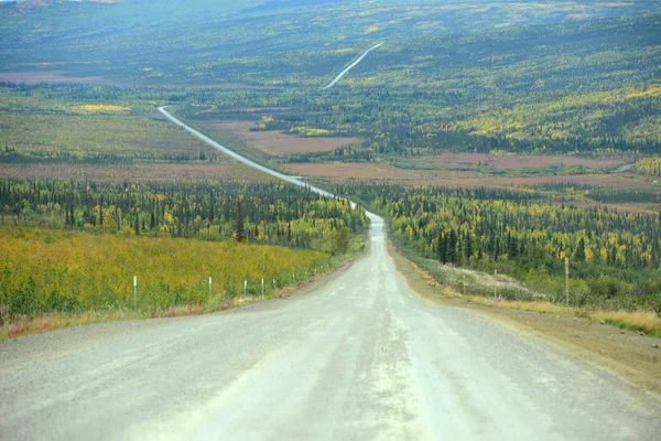 Dalton highway view Royalty Free Stock Images