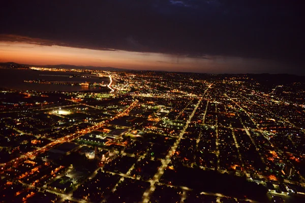 Oakland di notte — Foto Stock