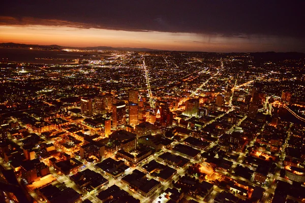 Oakland di notte — Foto Stock