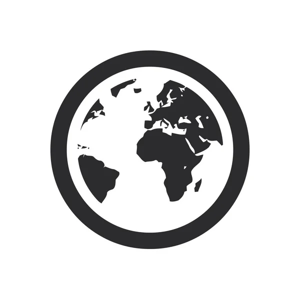 世界のアイコン 地球のシンボル グローバル ビジネス サイン — ストック写真