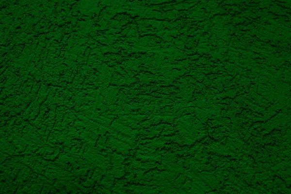 Fal Vakolatból Készült Karcolásokkal Durva Felület Elvont Háttér Zöld Színű — Stock Fotó