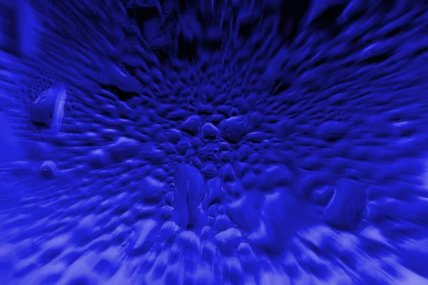 Arte abstrata fundo feito de gotas e líquido de cor azul. pano de fundo para design — Fotografia de Stock