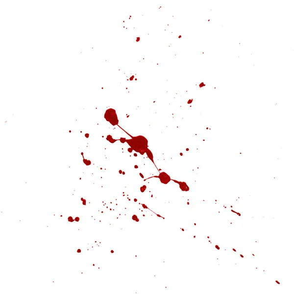 这是在白色背景上隔离的红血球. — 图库照片