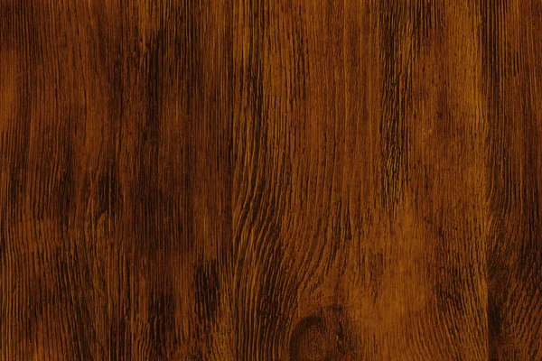 Mörk bakgrund brun konsistens lackerat trä. Tomma plana ytor. Naturligt mönster på brädet. — Stockfoto