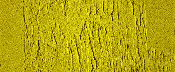 Fundo abstrato amarelo com textura de gesso. Superfície vazia. — Fotografia de Stock