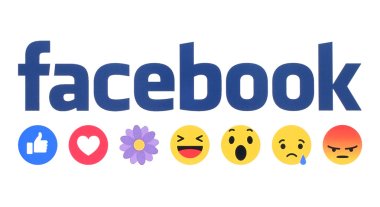 Empatik Emoji reaksiyonlar ile çiçek düğme gibi yeni Facebook