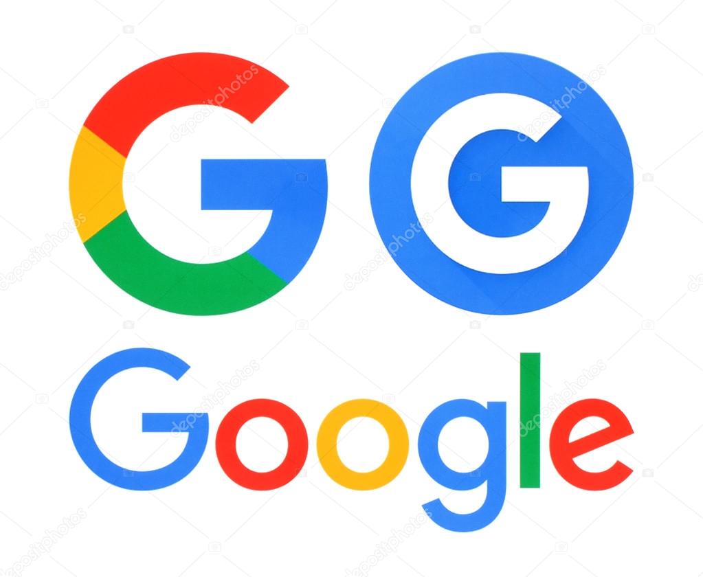 Kiev, Ukraine - May 30, 2016: Collection of Google logos printed on white paper. Google is USA multinational corporation.