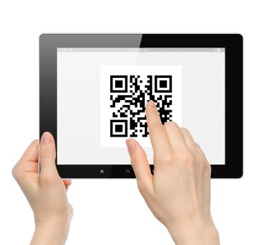 Tablet PC'de el itmek qr kodu