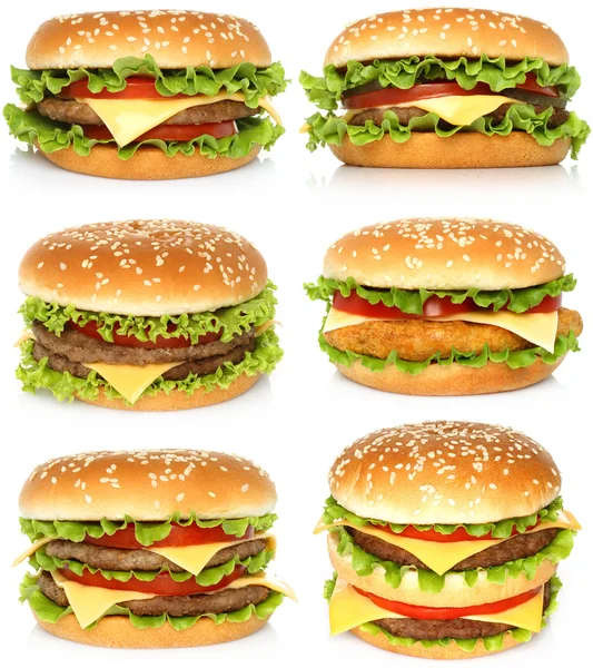 Big hamburgers — Stock Photo, Image