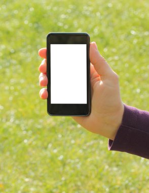El ele tutuşan akıllı telefon