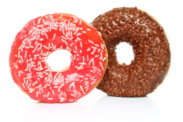 Donuts with sprinkles — Stock Photo, Image
