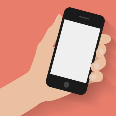 El ele tutuşan akıllı telefon