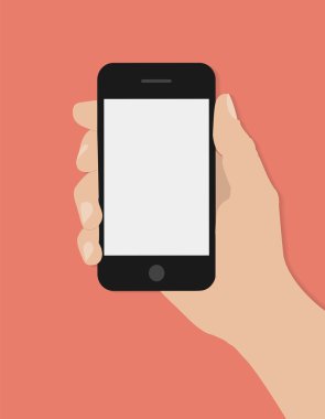 El ele tutuşan akıllı telefon