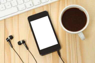 Kulaklıklar ile akıllı telefon