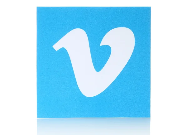 Vimeon logotyyppi — kuvapankkivalokuva