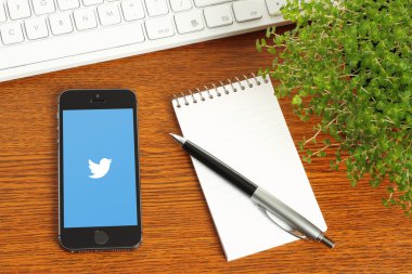IPhone Twitter logo ile